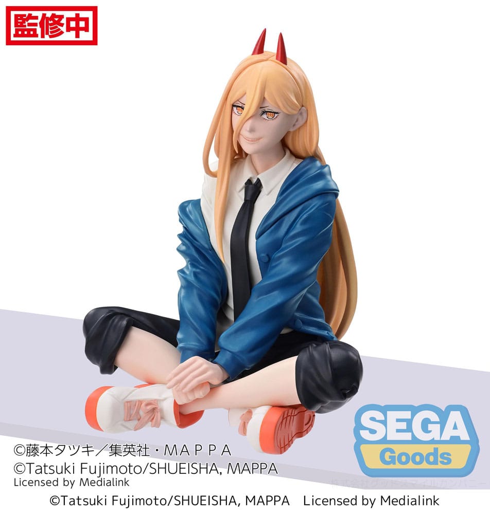 Chainsaw Man PM Perching PVC Statue Power 9cm - Scale Statue - Sega - Hobby Figures UK