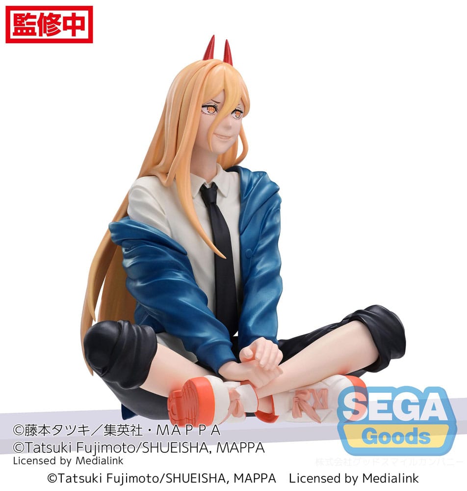 Chainsaw Man PM Perching PVC Statue Power 9cm - Scale Statue - Sega - Hobby Figures UK