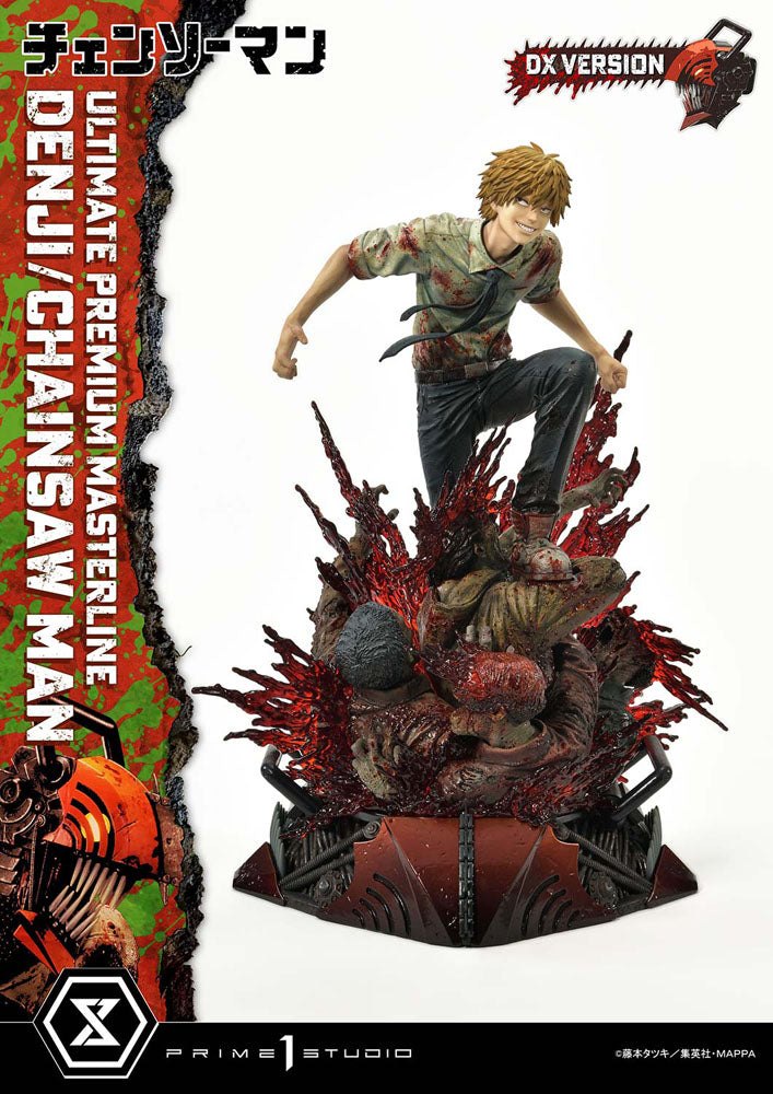 Chainsaw Man PVC Statue 1/4 Denji Deluxe Version 57cm - Scale Statue - Prime 1 Studio - Hobby Figures UK