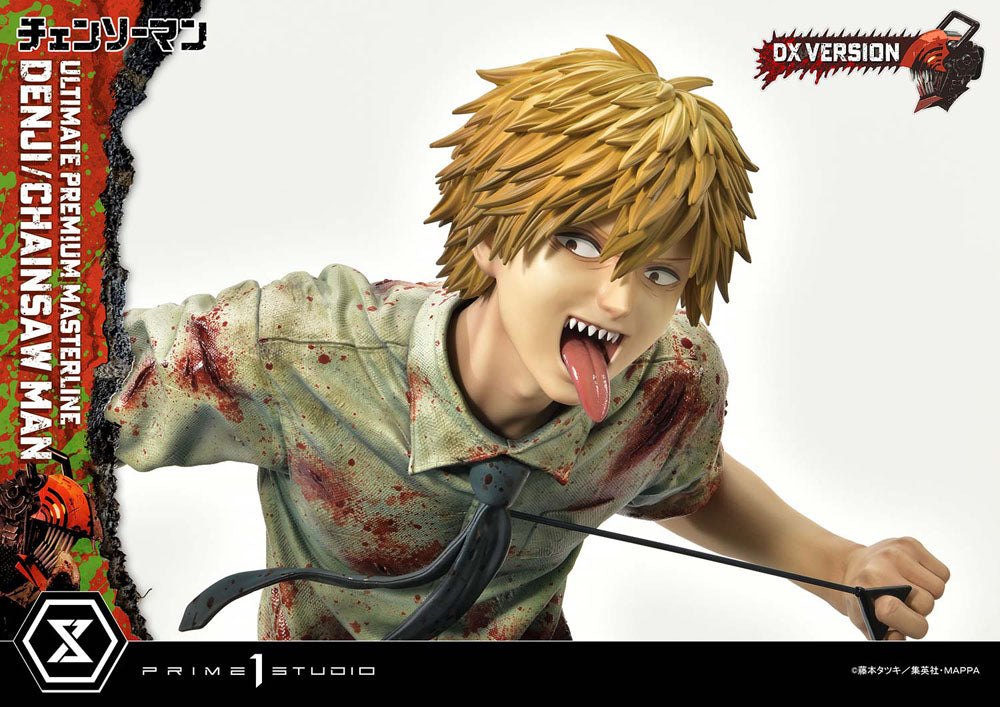 Chainsaw Man PVC Statue 1/4 Denji Deluxe Version 57cm - Scale Statue - Prime 1 Studio - Hobby Figures UK