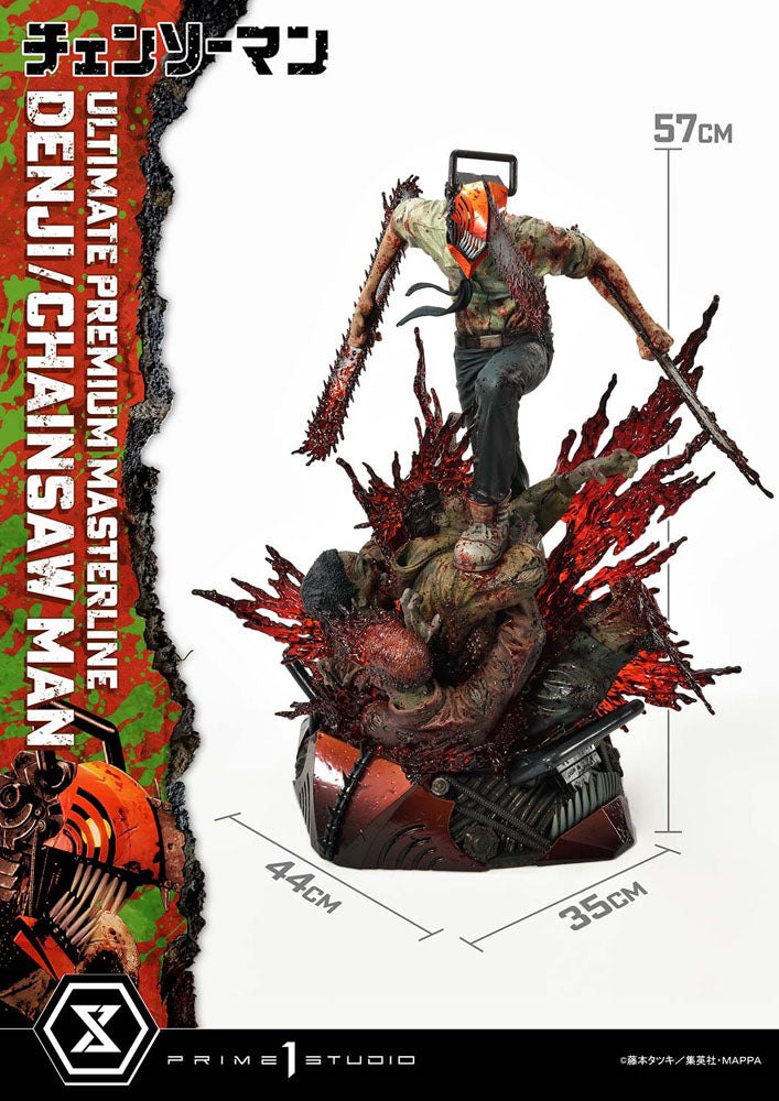 Chainsaw Man PVC Statue 1/4 Denji Deluxe Version 57cm - Scale Statue - Prime 1 Studio - Hobby Figures UK