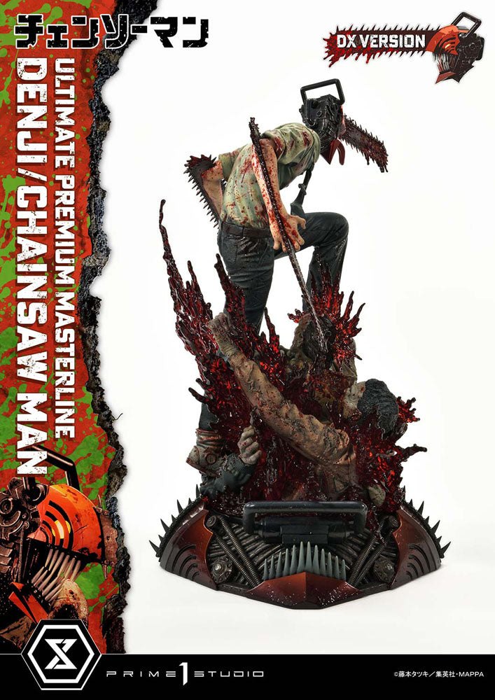 Chainsaw Man PVC Statue 1/4 Denji Deluxe Version 57cm - Scale Statue - Prime 1 Studio - Hobby Figures UK