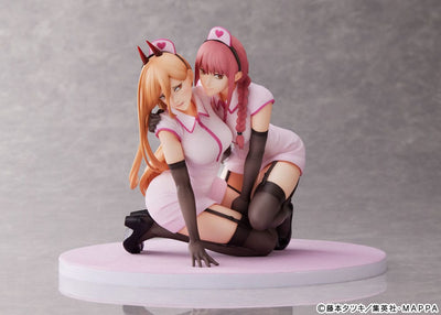 Chainsaw Man PVC Statue 1/7 Power & Makima Nurse Ver. 14cm - Scale Statue - Furyu - Hobby Figures UK