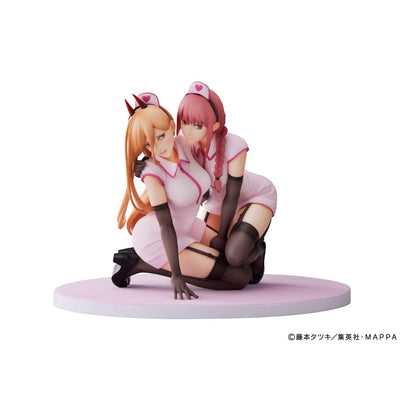 Chainsaw Man PVC Statue 1/7 Power & Makima Nurse Ver. 14cm - Scale Statue - Furyu - Hobby Figures UK
