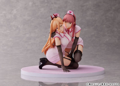 Chainsaw Man PVC Statue 1/7 Power & Makima Nurse Ver. 14cm - Scale Statue - Furyu - Hobby Figures UK