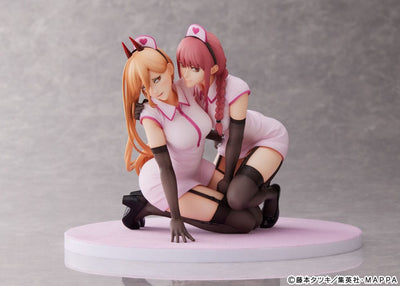 Chainsaw Man PVC Statue 1/7 Power & Makima Nurse Ver. 14cm - Scale Statue - Furyu - Hobby Figures UK
