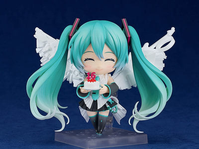Character Vocal Series 01: Hatsune Mik Nendoroid Action Figure Happy 16th Birthday Ver. 10cm - Mini Figures - Good Smile Company - Hobby Figures UK