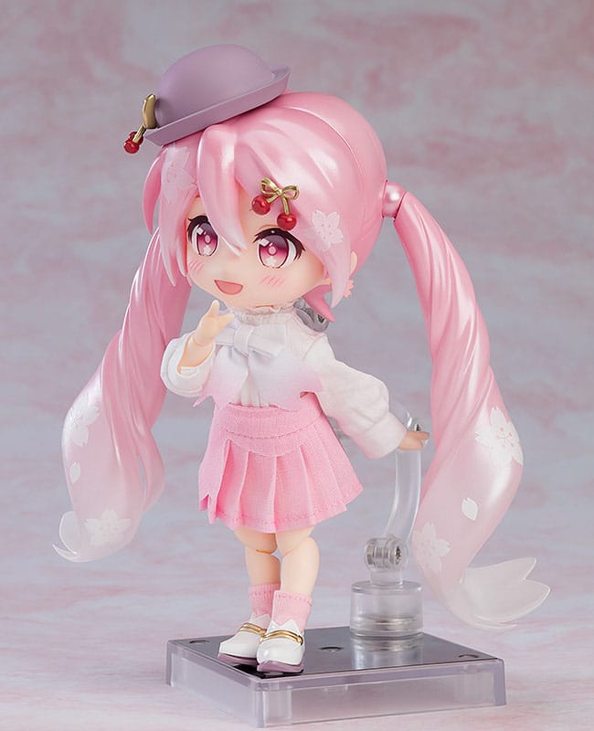 Character Vocal Series 01: Hatsune Mik Nendoroid Doll Action Figure Sakura Miku: Hanami Outfit Ver. 14cm - Action Figures - Good Smile Company - Hobby Figures UK