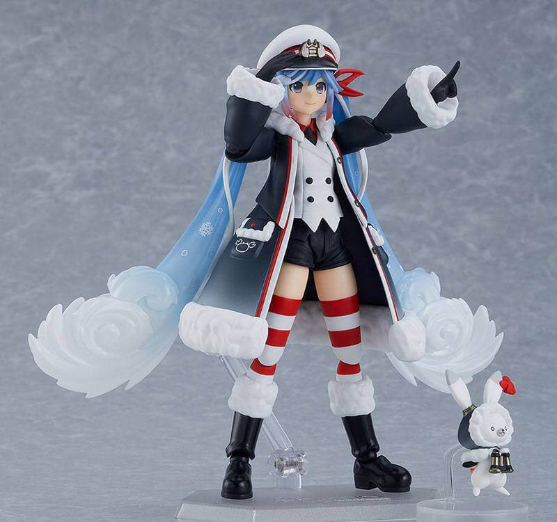 Character Vocal Series 01: Hatsune Miku Figma Action Figure Snow Miku: Grand Voyage Ver. 13cm - Action Figures - Max Factory - Hobby Figures UK