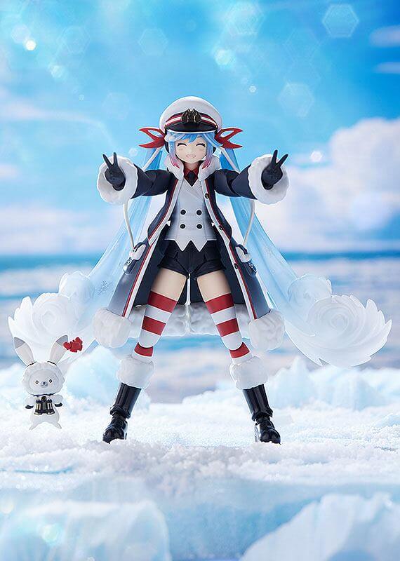 Character Vocal Series 01: Hatsune Miku Figma Action Figure Snow Miku: Grand Voyage Ver. 13cm - Action Figures - Max Factory - Hobby Figures UK