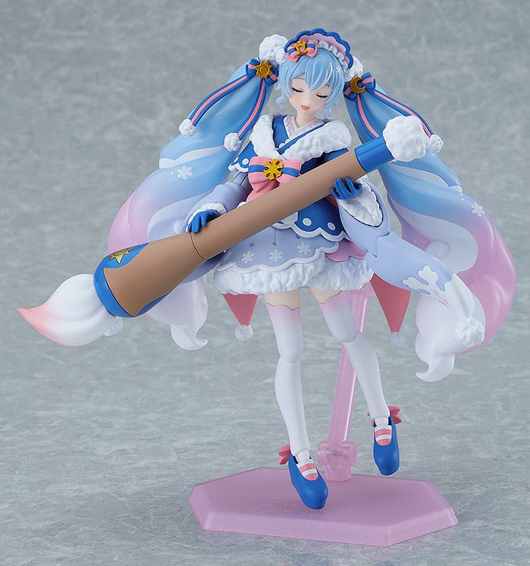 Character Vocal Series 01: Hatsune Miku Figma Action Figure Snow Miku: Serene Winter Ver. 13cm - Action Figures - Max Factory - Hobby Figures UK