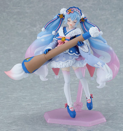 Character Vocal Series 01: Hatsune Miku Figma Action Figure Snow Miku: Serene Winter Ver. 13cm - Action Figures - Max Factory - Hobby Figures UK