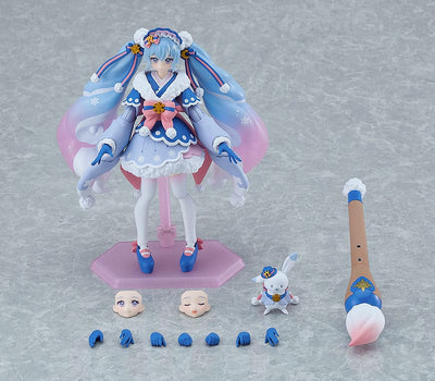 Character Vocal Series 01: Hatsune Miku Figma Action Figure Snow Miku: Serene Winter Ver. 13cm - Action Figures - Max Factory - Hobby Figures UK