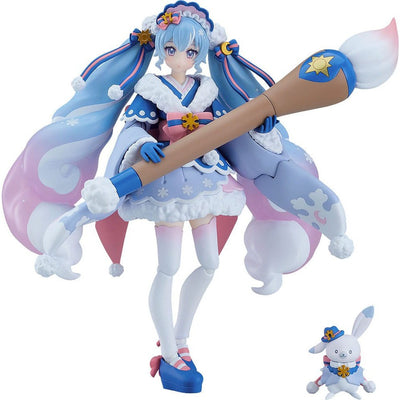 Character Vocal Series 01: Hatsune Miku Figma Action Figure Snow Miku: Serene Winter Ver. 13cm - Action Figures - Max Factory - Hobby Figures UK