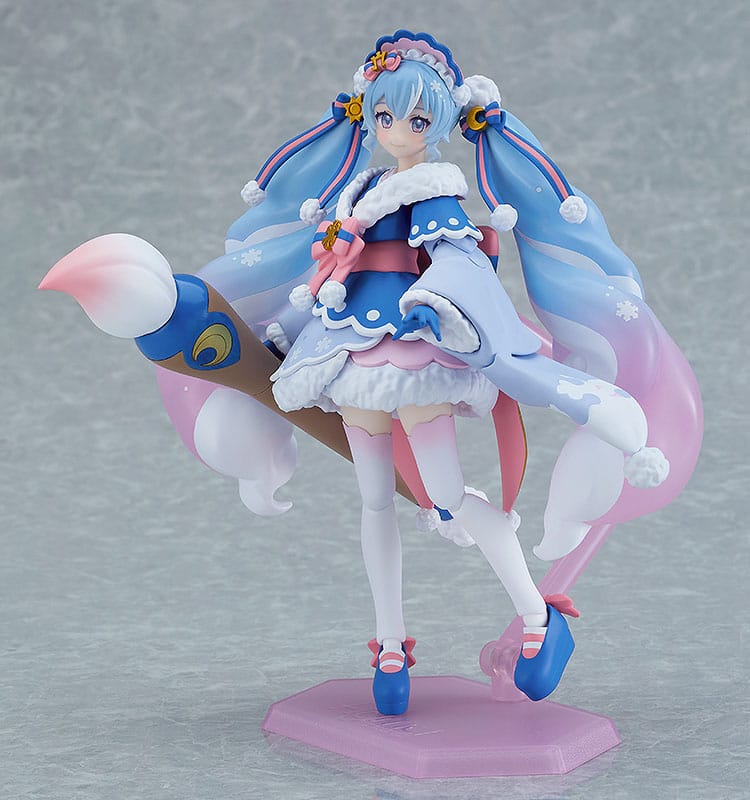 Character Vocal Series 01: Hatsune Miku Figma Action Figure Snow Miku: Serene Winter Ver. 13cm - Action Figures - Max Factory - Hobby Figures UK