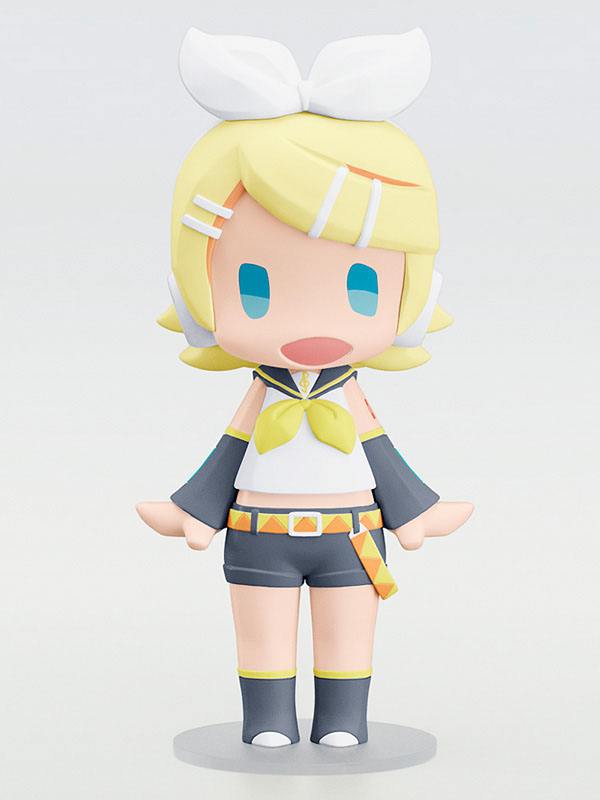 Character Vocal Series 02: Kagamine Rin/Len HELLO! GOOD SMILE Action Figure Kagamine Rin 10cm - Mini Figures - Good Smile Company - Hobby Figures UK