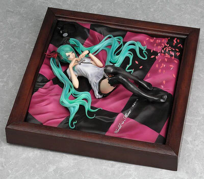 Character Vocal Series PVC Statue 1/8 Miku Hatsune World is Mine Brown Frame 22cm - Scale Statue - Good Smile Company - Hobby Figures UK