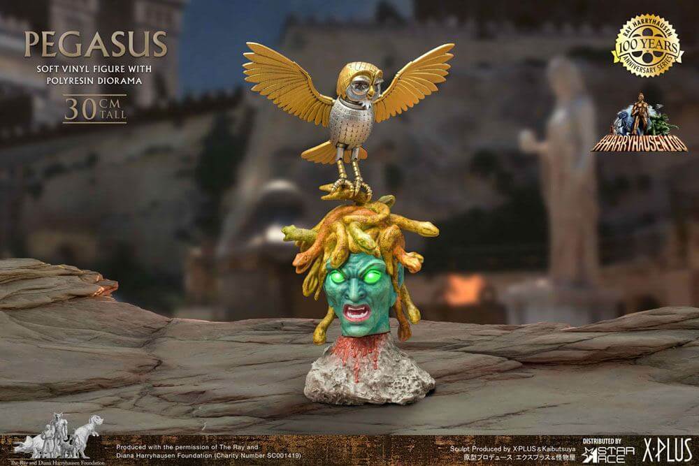 Clash of the Titans Gigantic Soft Vinyl Statue Ray Harryhausens Pegasus Deluxe Ver. 30cm - Scale Statue - Star Ace - Hobby Figures UK