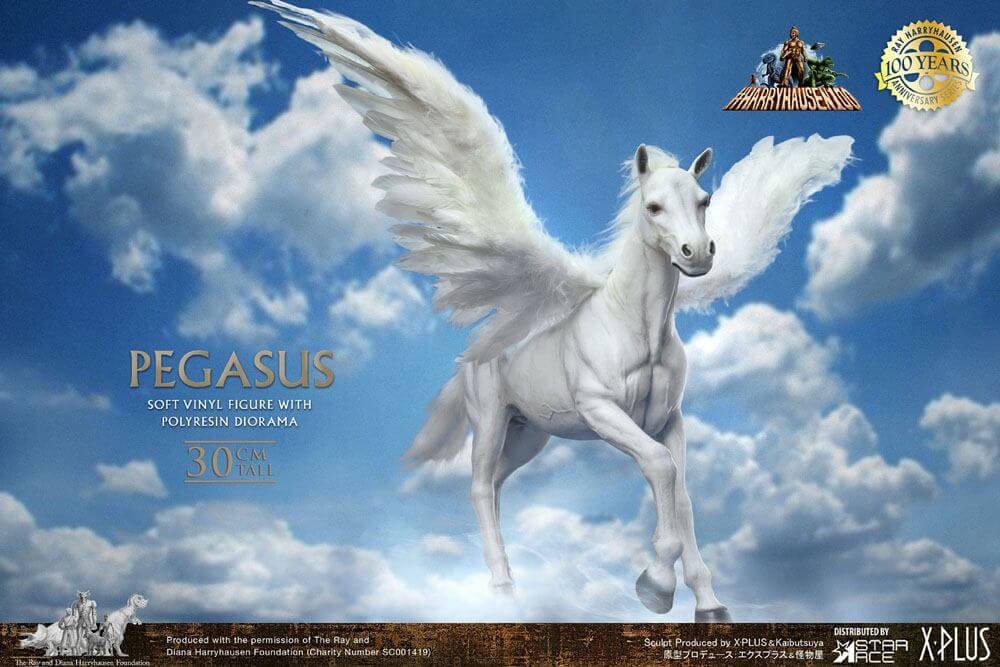 Clash of the Titans Gigantic Soft Vinyl Statue Ray Harryhausens Pegasus Deluxe Ver. 30cm - Scale Statue - Star Ace - Hobby Figures UK