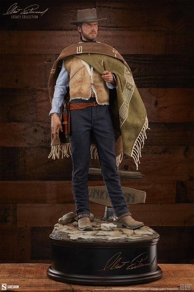 Clint Eastwood Legacy Collection Premium Format Statue The Man With No Name (The Good, the Bad and the Ugly) 61cm - Scale Statue - Sideshow Collectibles - Hobby Figures UK