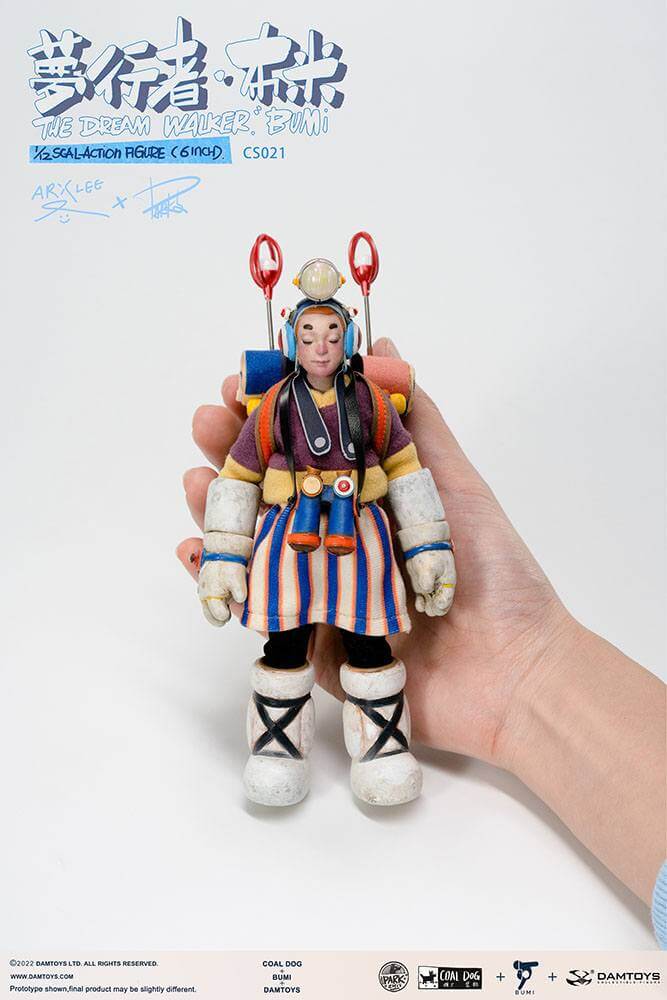 Coal Dog Action Figure 1/12 Bumi The Dream Walker (Light Sleep Version) 15cm - Action Figures - Damtoys - Hobby Figures UK