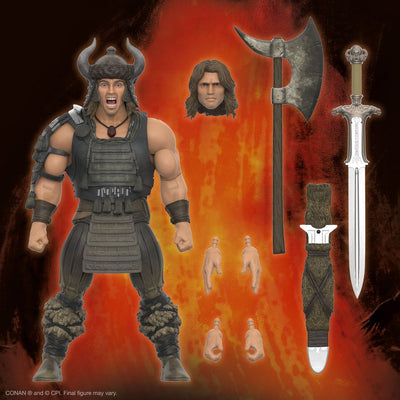 Conan the Barbarian Ultimates Action Figure Conan (Battle of the Mounds) 18cm - Action Figures - Super7 - Hobby Figures UK