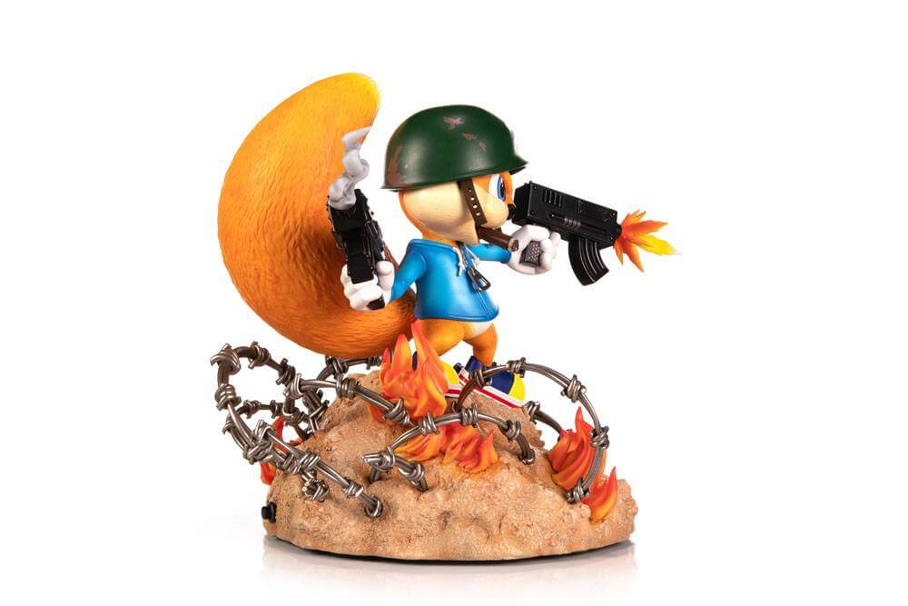 Conker: Conker's Bad Fur Day Statue Soldier Conker 33cm - Scale Statue - First 4 Figures - Hobby Figures UK