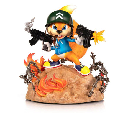 Conker: Conker's Bad Fur Day Statue Soldier Conker 33cm - Scale Statue - First 4 Figures - Hobby Figures UK