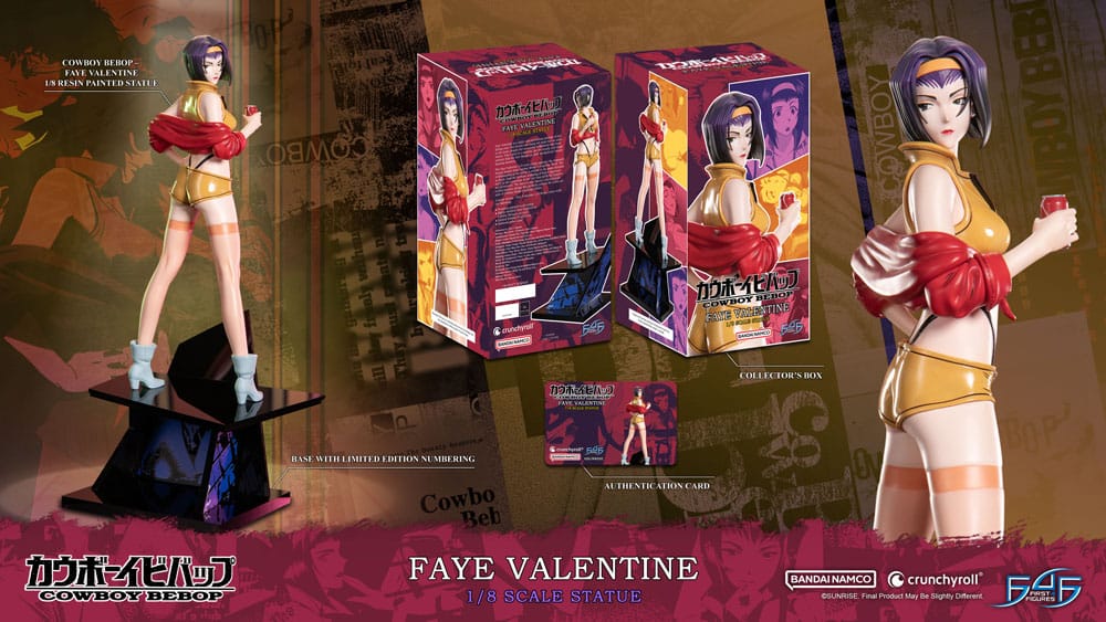 Cowboy Bebop Statue Faye Valentine 32cm - Scale Statue - First 4 Figures - Hobby Figures UK