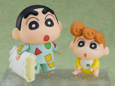 Crayon Shin-Chan Nendoroid Action Figure Shinnosuke Nohara Pajama Ver. & Himawari 8cm - Mini Figures - Good Smile Company - Hobby Figures UK