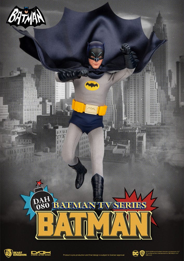 DC Comics Dynamic 8ction Heroes Action Figure 1/9 Batman TV Series Batman 24cm - Action Figures - Beast Kingdom Toys - Hobby Figures UK