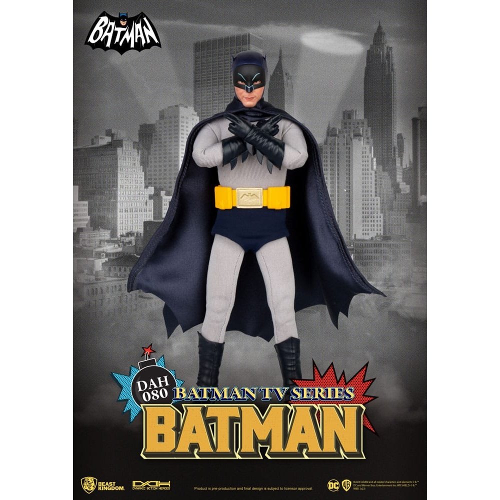 DC Comics Dynamic 8ction Heroes Action Figure 1/9 Batman TV Series Batman 24cm - Action Figures - Beast Kingdom Toys - Hobby Figures UK