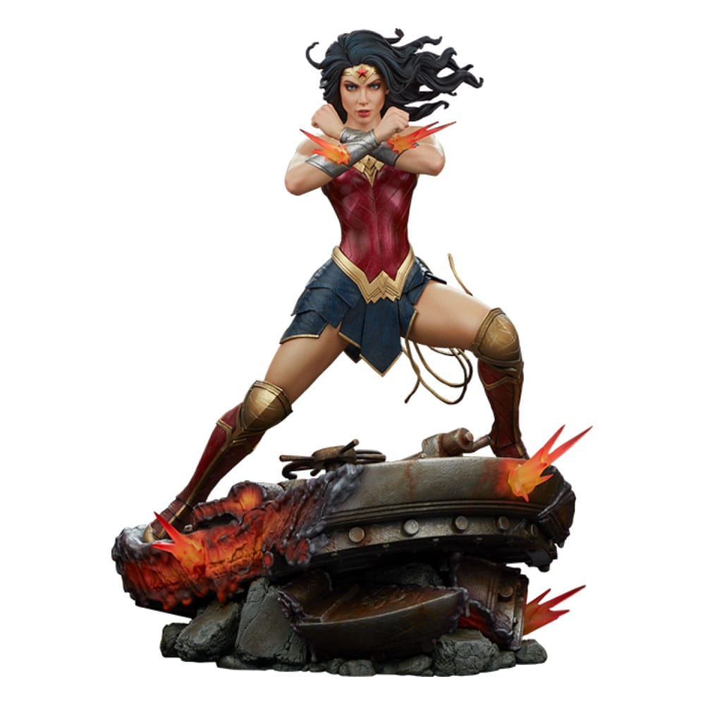 DC Comics Premium Format Statue Wonder Woman: Saving the Day 50cm - Scale Statue - Sideshow Collectibles - Hobby Figures UK