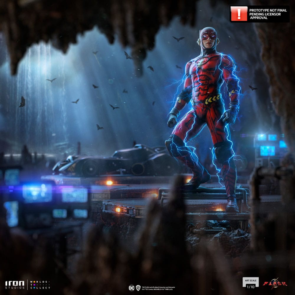 DC Comics The Flash Movie Art Scale Statue 1/10 The Flash (alternative Version) 23cm - Scale Statue - Iron Studios - Hobby Figures UK