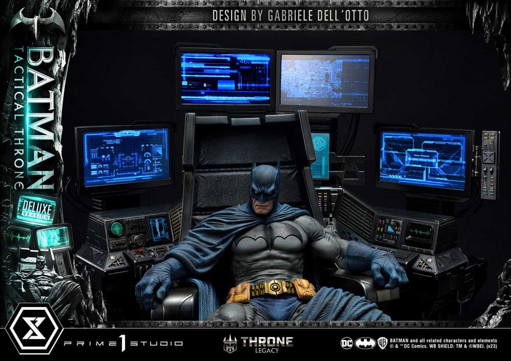 DC Comics Throne Legacy Collection Statue 1/3 Batman Tactical Throne Deluxe Version 57cm - Scale Statue - Prime 1 Studio - Hobby Figures UK