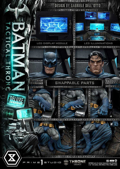 DC Comics Throne Legacy Collection Statue 1/3 Batman Tactical Throne Deluxe Version 57cm - Scale Statue - Prime 1 Studio - Hobby Figures UK