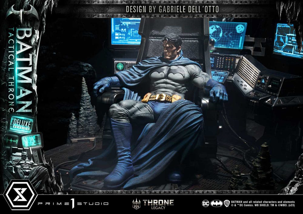 DC Comics Throne Legacy Collection Statue 1/3 Batman Tactical Throne Deluxe Version 57cm - Scale Statue - Prime 1 Studio - Hobby Figures UK