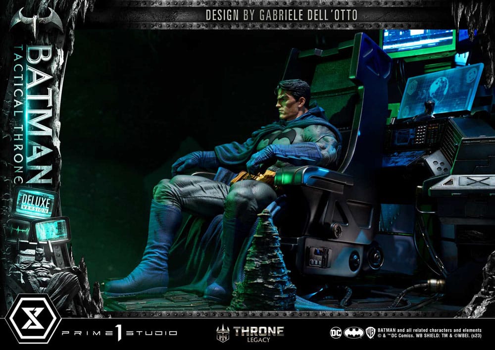 DC Comics Throne Legacy Collection Statue 1/3 Batman Tactical Throne Deluxe Version 57cm - Scale Statue - Prime 1 Studio - Hobby Figures UK