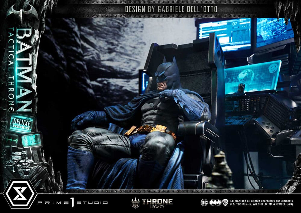 DC Comics Throne Legacy Collection Statue 1/3 Batman Tactical Throne Deluxe Version 57cm - Scale Statue - Prime 1 Studio - Hobby Figures UK
