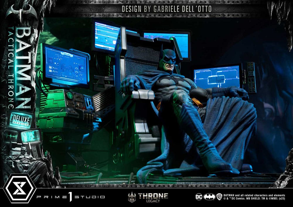 DC Comics Throne Legacy Collection Statue 1/3 Batman Tactical Throne Deluxe Version 57cm - Scale Statue - Prime 1 Studio - Hobby Figures UK