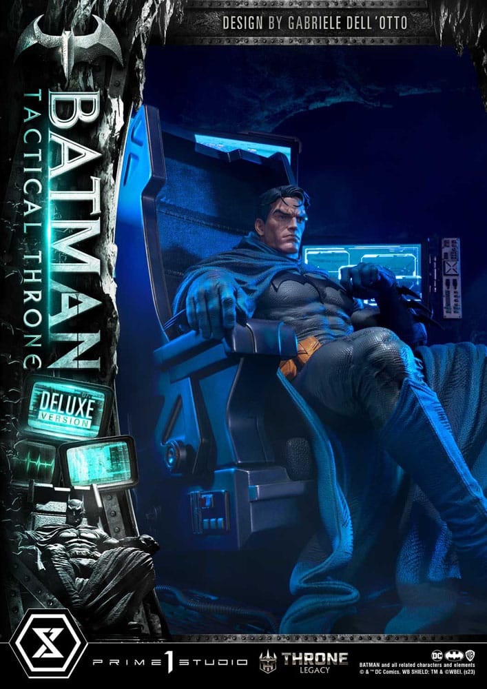 DC Comics Throne Legacy Collection Statue 1/3 Batman Tactical Throne Deluxe Version 57cm - Scale Statue - Prime 1 Studio - Hobby Figures UK