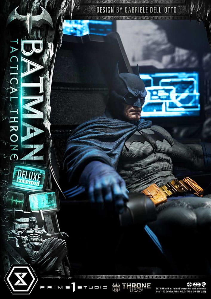 DC Comics Throne Legacy Collection Statue 1/3 Batman Tactical Throne Deluxe Version 57cm - Scale Statue - Prime 1 Studio - Hobby Figures UK