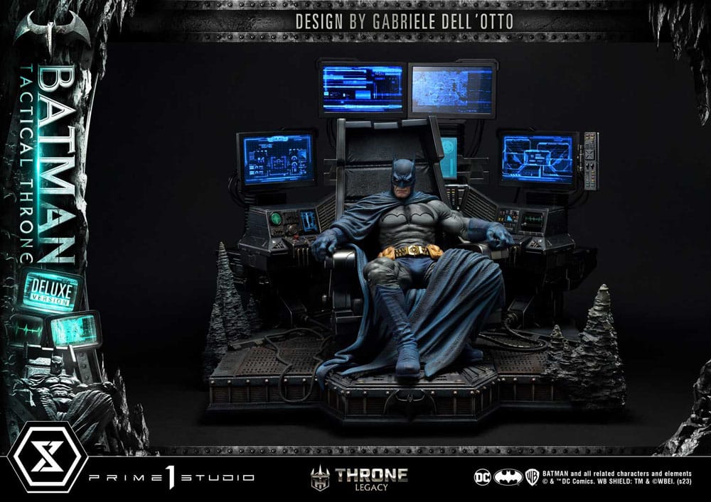 DC Comics Throne Legacy Collection Statue 1/3 Batman Tactical Throne Deluxe Version 57cm - Scale Statue - Prime 1 Studio - Hobby Figures UK