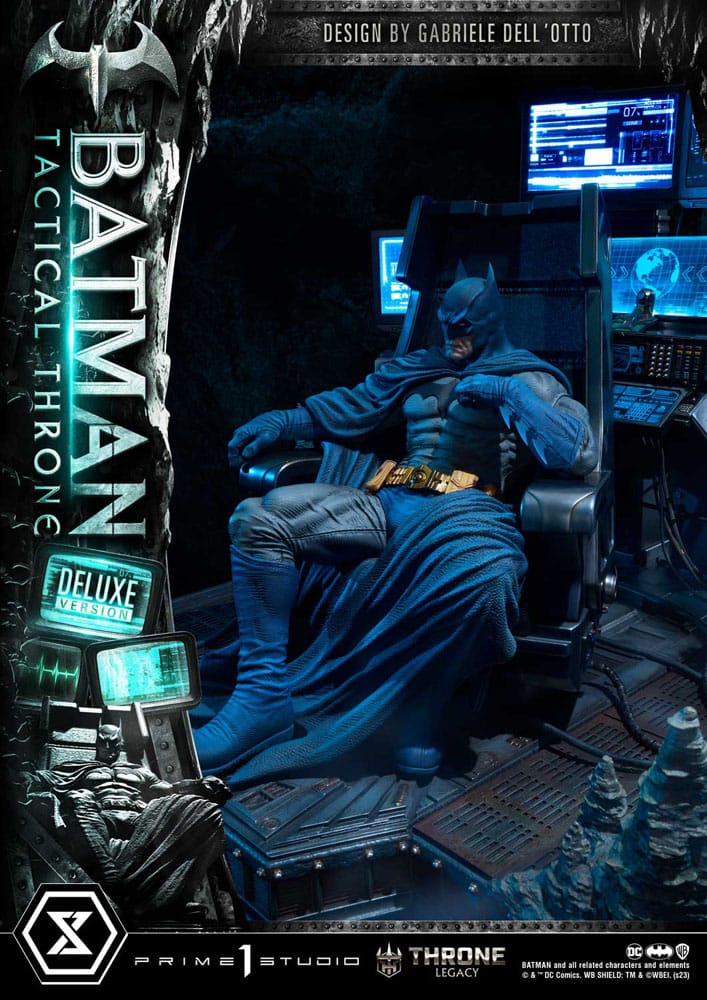 DC Comics Throne Legacy Collection Statue 1/3 Batman Tactical Throne Deluxe Version 57cm - Scale Statue - Prime 1 Studio - Hobby Figures UK