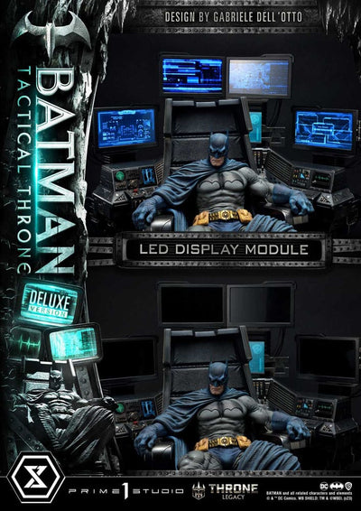 DC Comics Throne Legacy Collection Statue 1/3 Batman Tactical Throne Deluxe Version 57cm - Scale Statue - Prime 1 Studio - Hobby Figures UK