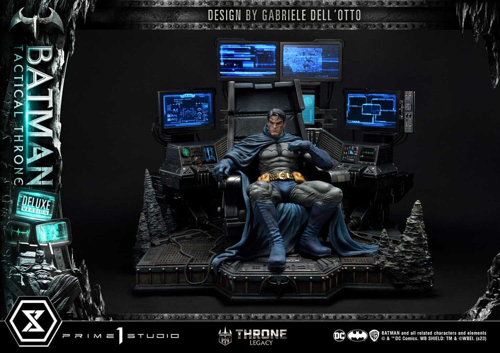 DC Comics Throne Legacy Collection Statue 1/3 Batman Tactical Throne Deluxe Version 57cm - Scale Statue - Prime 1 Studio - Hobby Figures UK