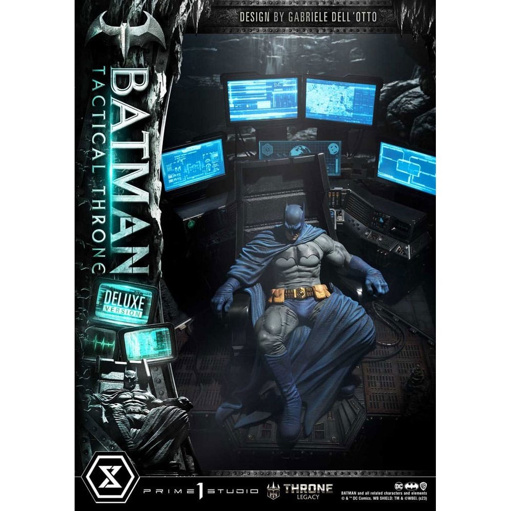 DC Comics Throne Legacy Collection Statue 1/3 Batman Tactical Throne Deluxe Version 57cm - Scale Statue - Prime 1 Studio - Hobby Figures UK