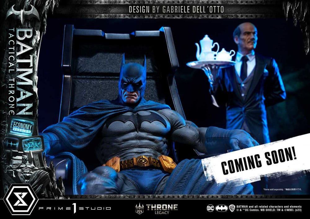 DC Comics Throne Legacy Collection Statue 1/3 Batman Tactical Throne Economy Version 46cm - Scale Statue - Prime 1 Studio - Hobby Figures UK