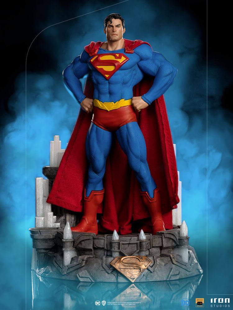 DC Comics Art Scale Statue 1/10 Superman Unleashed Deluxe 26cm - Scale Statue - Iron Studios - Hobby Figures UK