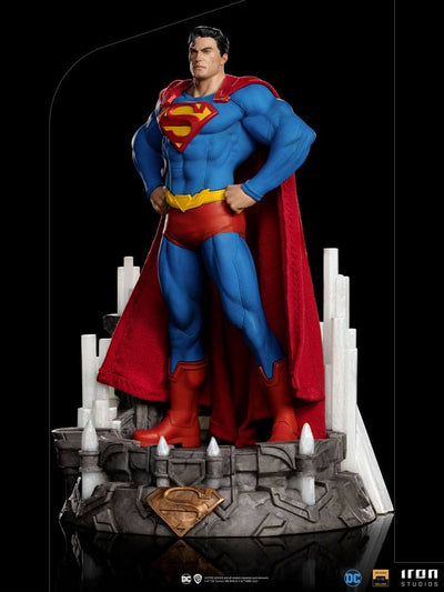 DC Comics Art Scale Statue 1/10 Superman Unleashed Deluxe 26cm - Scale Statue - Iron Studios - Hobby Figures UK